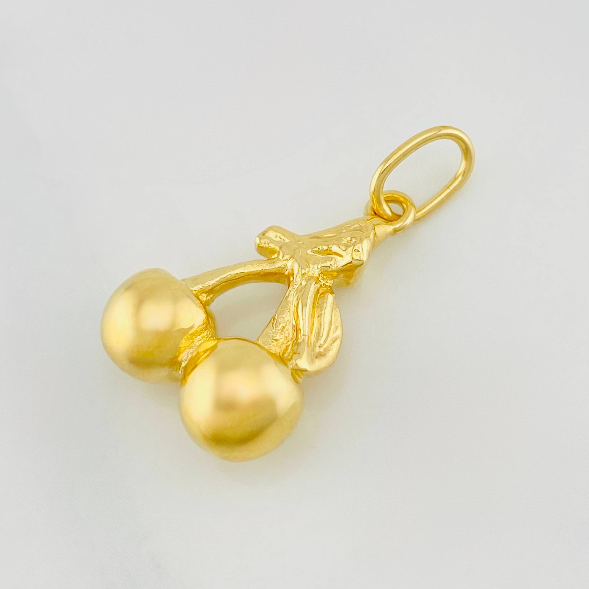 Dije Cerezas 1.25g / 2.5cm Oro Amarillo 18K