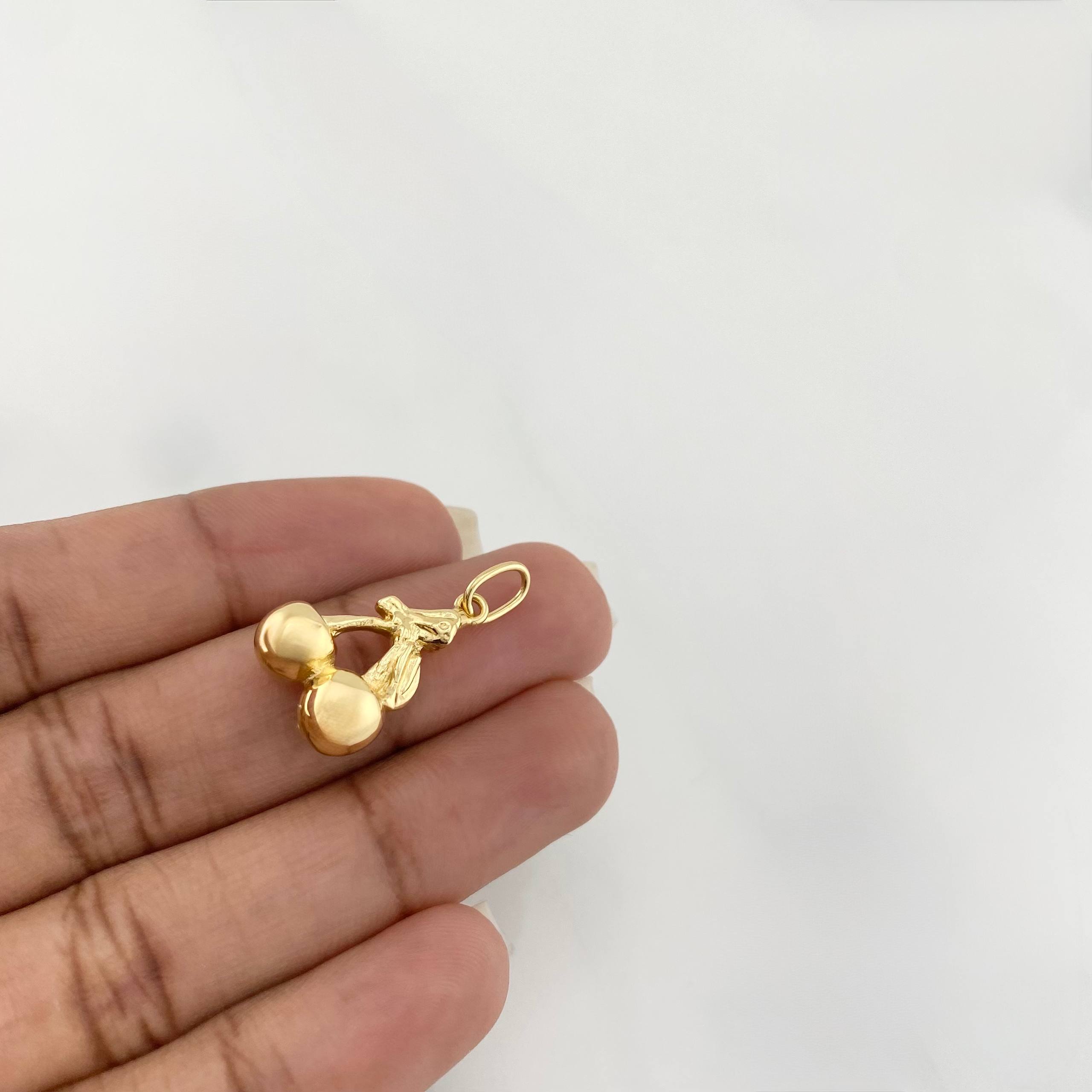 Dije Cerezas 1.25g / 2.5cm Oro Amarillo 18K