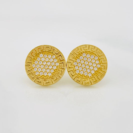 Topos Tribal 3.1g / 12.4mm Oro Amarillo 18K