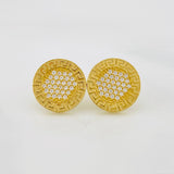 Topos Tribal 3g / 12.5mm Oro Amarillo 18K