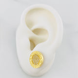 Topos Tribal 3g / 12.5mm Oro Amarillo 18K