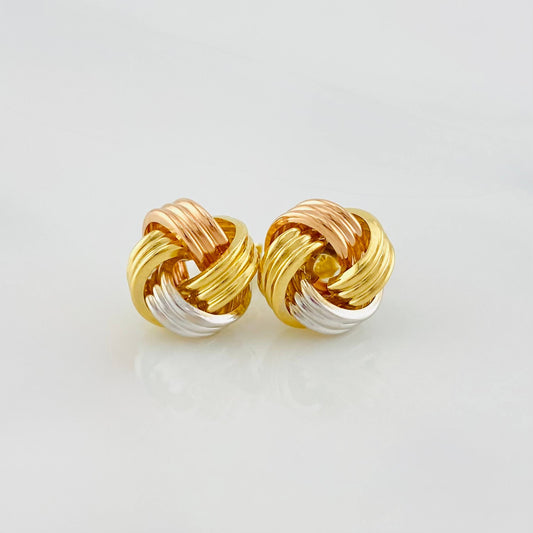 Topos Nudo 2.55g / 11.2mm Tres Oros 18K