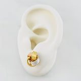 Topos Nudo 2.55g / 11.2mm Tres Oros 18K