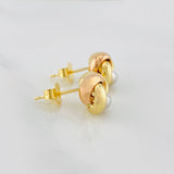Topos Nudo 1.8g / 9.4mm Tres Oros 18K