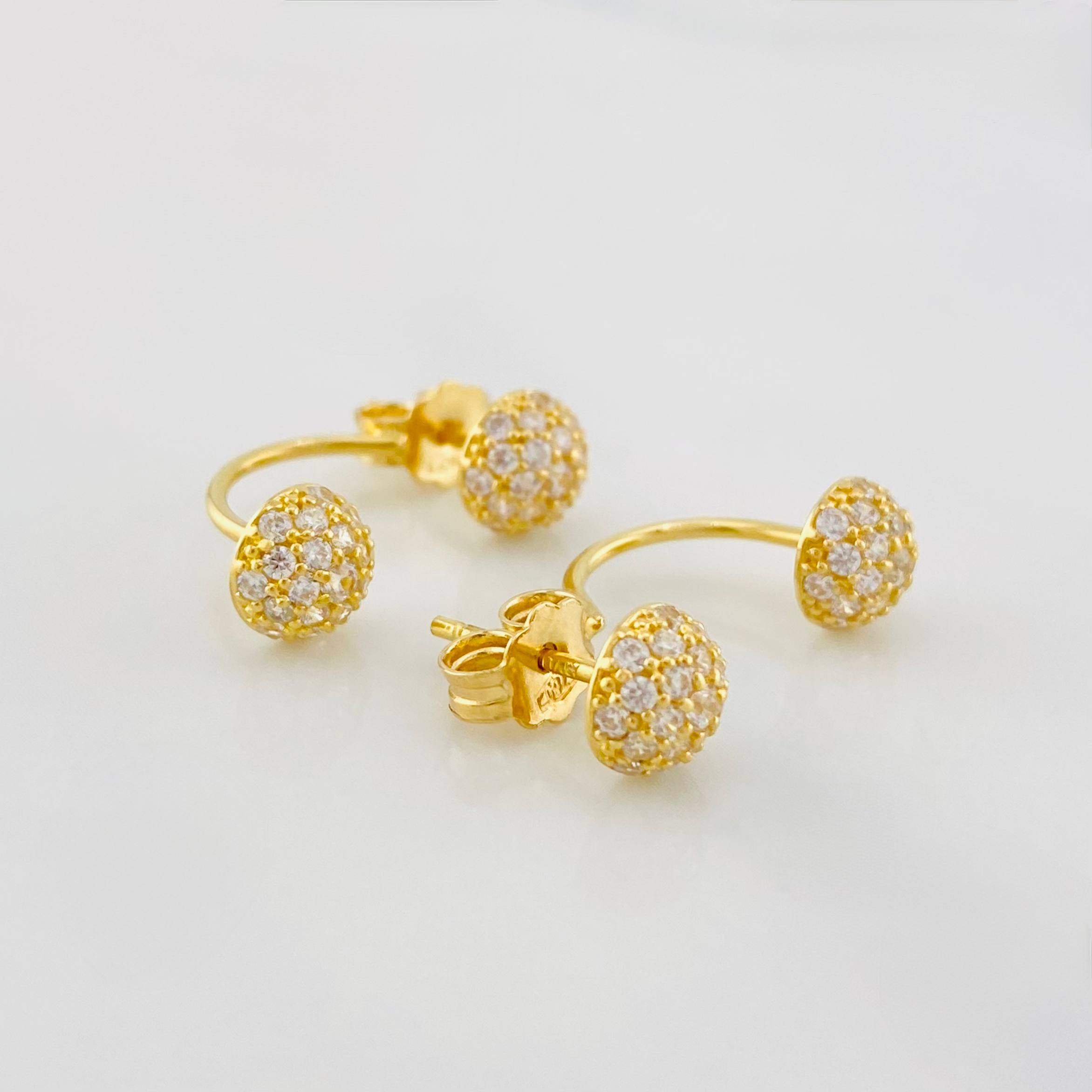 Topos Media bola tupida 2.6g / 6mm Oro Amarillo 18K