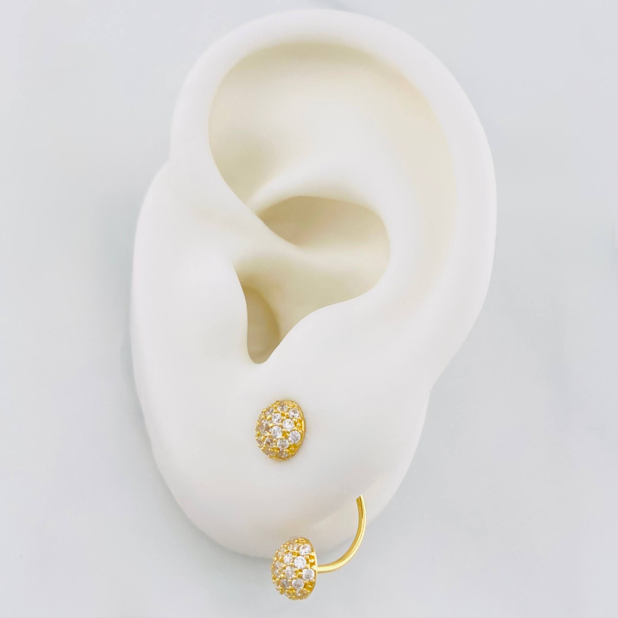 Topos Media bola tupida 2.6g / 6mm Oro Amarillo 18K