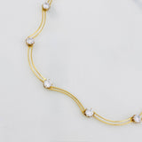 Pulso Curvas 2.3g / 18cm / 1.6mm Oro Amarillo 18K