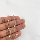 Pulso Curvas 2.3g / 18cm / 1.6mm Oro Amarillo 18K