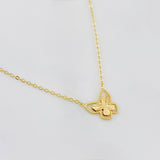 Cadena Aro seguido mariposa 1.4g / 44.5cm-42.5cm / 1mm Oro Amarillo 18K