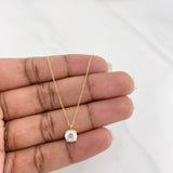 Cadena Aro seguido cuatro garras 2.1g / 45cm-42cm / 0.6mm Oro Amarillo 18K