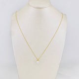 Cadena Aro seguido cuatro garras 2.1g / 45cm-42cm / 0.6mm Oro Amarillo 18K