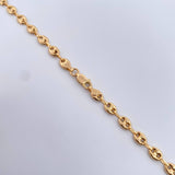 Cadena GC 8gr / 51.2cm / 4.6mm Lisa Oro Amarillo 18K $