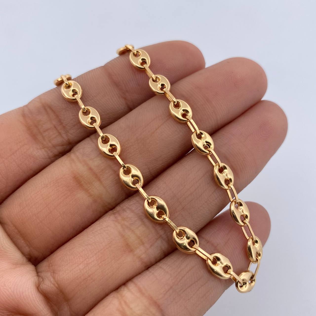 Cadena GC 7.6gr / 47.8cm / 4.6mm Lisa Oro Amarillo 18K &