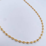 Cadena GC 8gr / 51.2cm / 4.6mm Lisa Oro Amarillo 18K $
