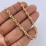 Cadena GC 8gr / 51.2cm / 4.6mm Lisa Oro Amarillo 18K $