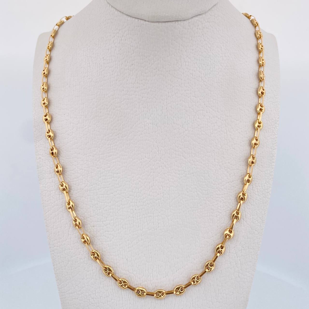 Cadena GC 8gr / 51.2cm / 4.6mm Lisa Oro Amarillo 18K $