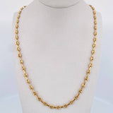 Cadena GC 8gr / 51.2cm / 4.6mm Lisa Oro Amarillo 18K $