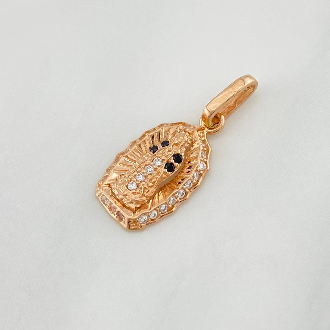 Dije Virgen Guadalupe 1.35g / 2cm Oro Rosa 18K