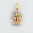 Dije Virgen Guadalupe 2.35g / 2.3cm Tres Oros 18K