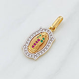 Dije Virgen Guadalupe 2.35g / 2.3cm Tres Oros 18K