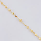 Rosario Virgen milagrosa 9.7g / 57.8cm / 4mm Oro Amarillo 18K