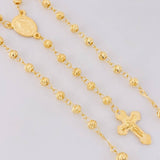Rosario Virgen milagrosa 9.7g / 57.8cm / 4mm Oro Amarillo 18K