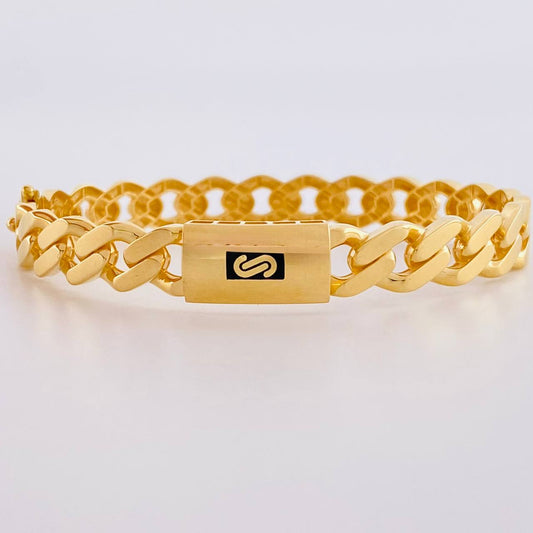 Pulso Monaco 10g / 17.2cm / 7.5mm Oro Amarillo 18K