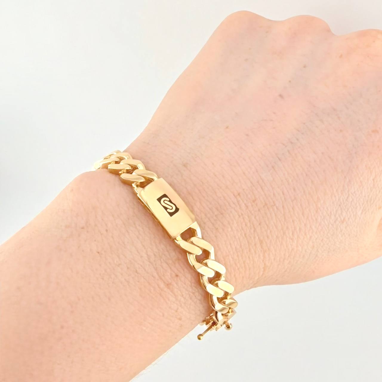Pulso Monaco 10g / 17.2cm / 7.5mm Oro Amarillo 18K