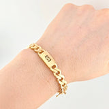 Pulso Monaco 10g / 17.2cm / 7.5mm Oro Amarillo 18K