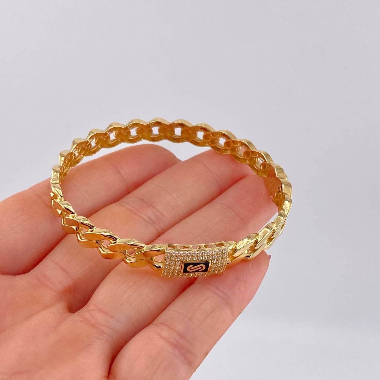 Pulso Monaco 10g / 16.8cm / 7.8mm Oro Amarillo 18K