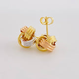 Topos Nudo 2.55g / 10.2mm Tres Oros 18K