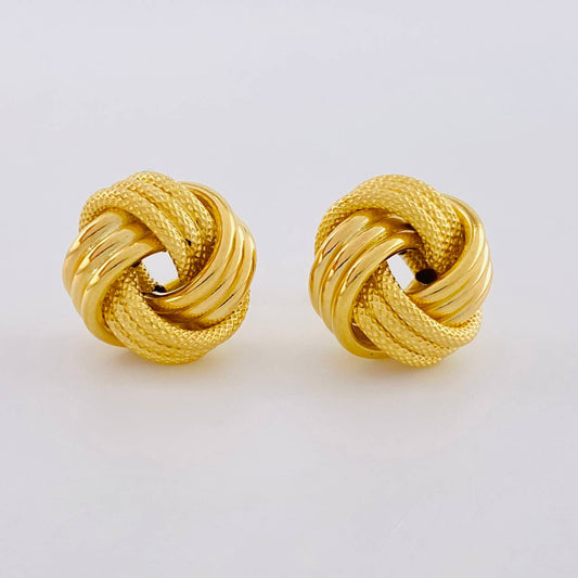 Topos Nudo 1.9g / 13mm Oro Amarillo 18K