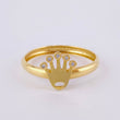 Anillo Corona 1.15g / T8 Oro Amarillo 18K
