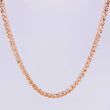 Cadena Franco 34.1g / 60.5cm / 3.15mm Dos Oros Blanco Rosa 18K