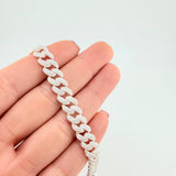 Pulso Cubano Túpido 18.7gr / 21cm / 8.3mm Plata 925