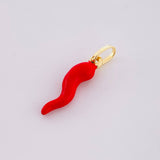 Dije Chile jalapeño 0.75g / 2.5cm Oro Amarillo 18K