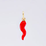Dije Chile jalapeño 0.75g / 2.5cm Oro Amarillo 18K