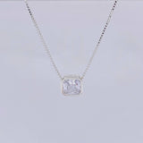Cadena Veneciana Dije Cuadrado 3.4g / 46cm / 0.8mm Plata 925