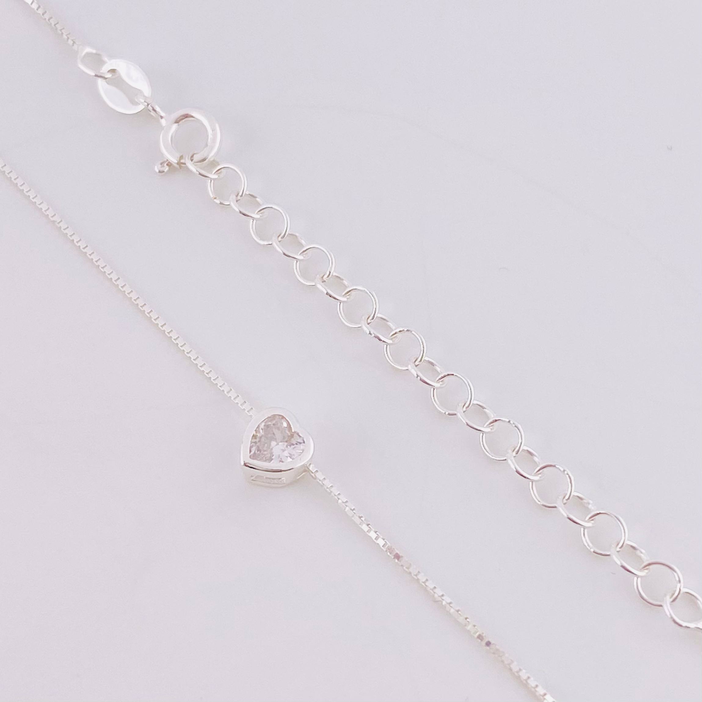 Cadena Veneciana Dije Corazón 1.75g / 45.7cm / 0.8mm Plata 925