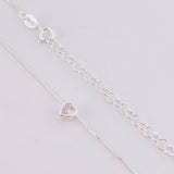 Cadena Veneciana Dije Corazón 1.8g / 45.8cm / 0.8mm Plata 925