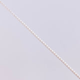 Cadena Veneciana Dije Corazón 1.85g / 46cm / 0.8mm Plata 925