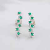 Topos Serpentina Esmeraldas 22pts 1.55g / 1.8cm Plata 950