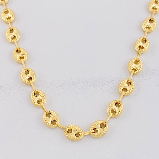 Cadena GC Diamantada 7.25g / 50cm / 4.3mm Oro Amarillo 18K