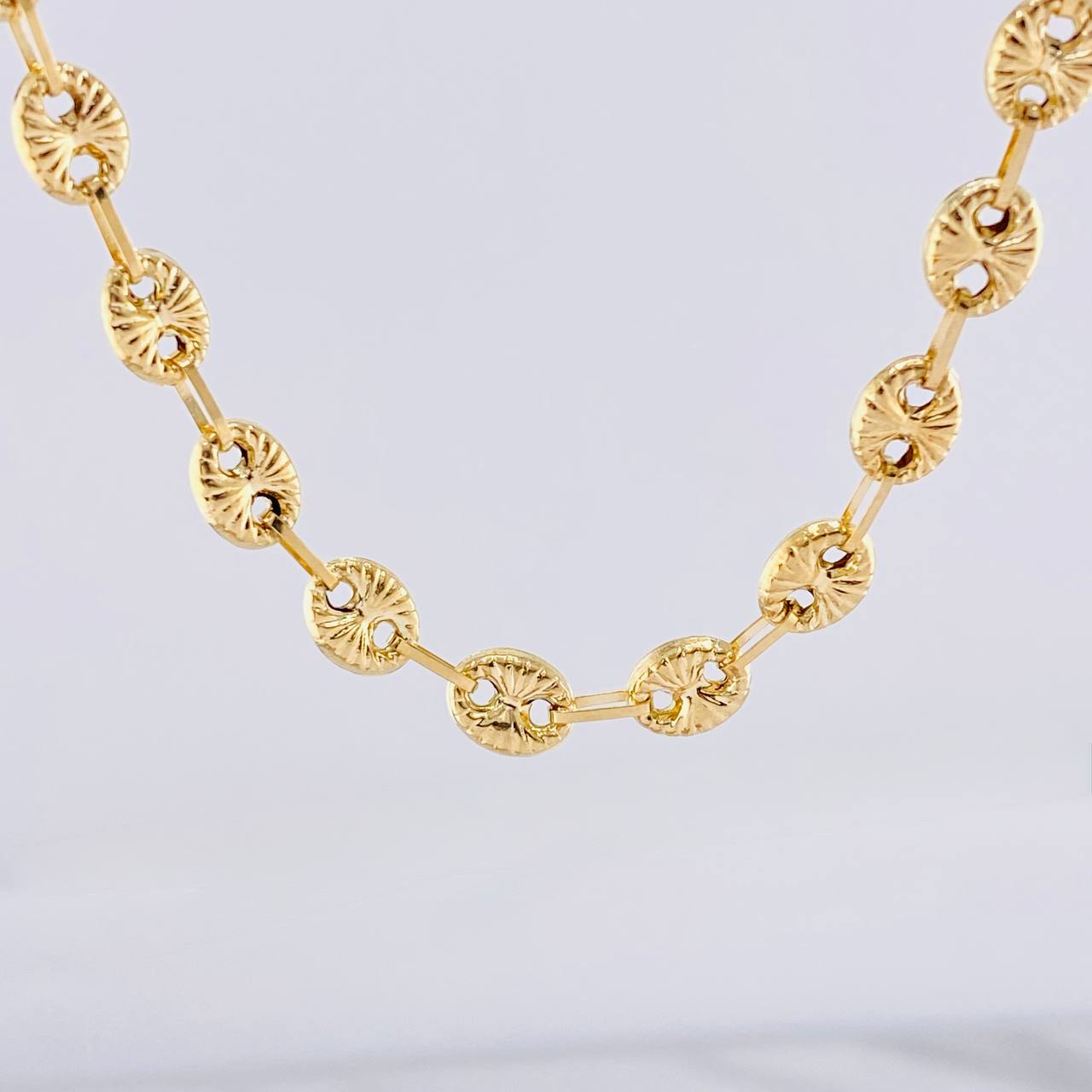 Cadena GC Diamantada 7.15g / 50cm / 4.35mm Oro Amarillo 18K