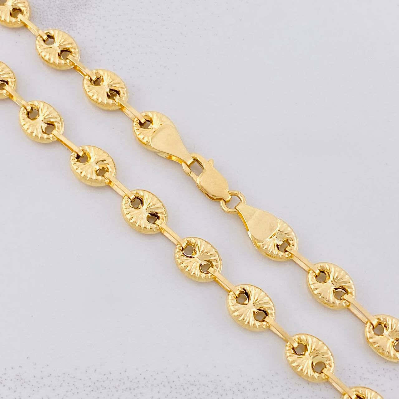 Cadena GC Diamantada 7.15g / 50cm / 4.35mm Oro Amarillo 18K