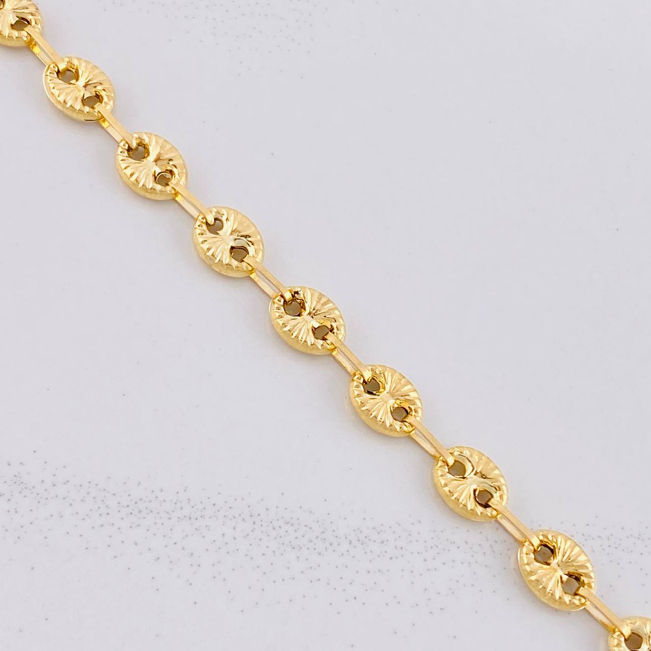 Cadena GC Diamantada 7.15g / 50cm / 4.35mm Oro Amarillo 18K