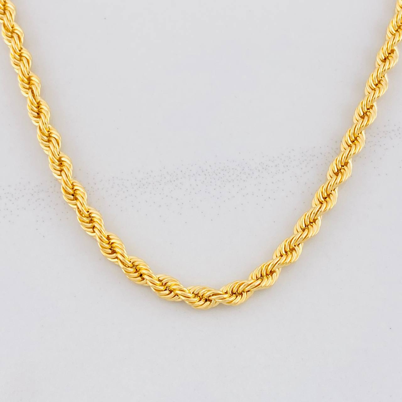 Cadena Lazo 9.2g / 50cm / 3.8mm Oro Amarillo 18K