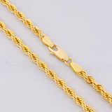 Cadena Lazo 9.4g / 50cm / 3.8mm Oro Amarillo 18K
