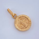 Dije San Benito 0.85gr / 2cm / Oro Amarillo 18K &