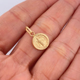 Dije San Benito 0.85gr / 2cm / Oro Amarillo 18K &